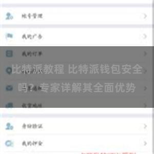 比特派教程 比特派钱包安全吗？专家详解其全面优势