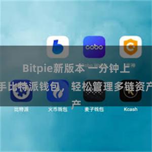 Bitpie新版本 一分钟上手比特派钱包，轻松管理多链资产