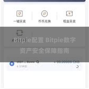 Bitpie配置 Bitpie数字资产安全保障指南