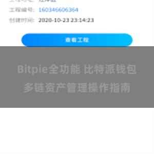 Bitpie全功能 比特派钱包多链资产管理操作指南