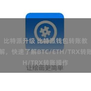 比特派升级 比特派钱包转账教程详解，快速了解BTC/ETH/TRX转账操作