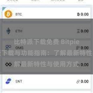 比特派下载免费 Bitpie钱包最新版下载与功能指南：了解最新特性与使用方式