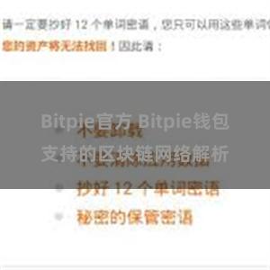 Bitpie官方 Bitpie钱包支持的区块链网络解析