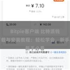 Bitpie客户端 比特派钱包下载与安装教程：轻松学会，新手必看