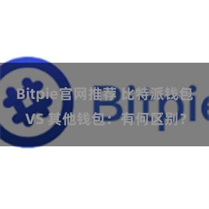 Bitpie官网推荐 比特派钱包 VS 其他钱包：有何区别？