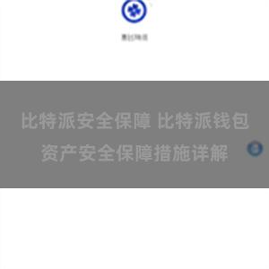 比特派安全保障 比特派钱包资产安全保障措施详解